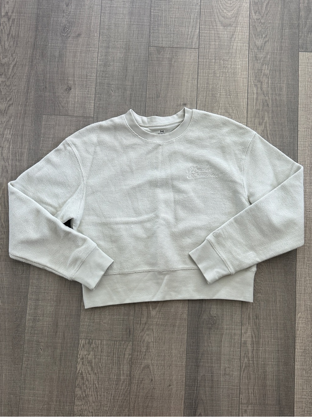 Under Armour Crewneck Sweatshirt in Light Gray
